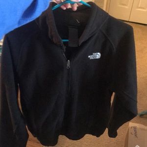 Medium North Face Black fleece jacket